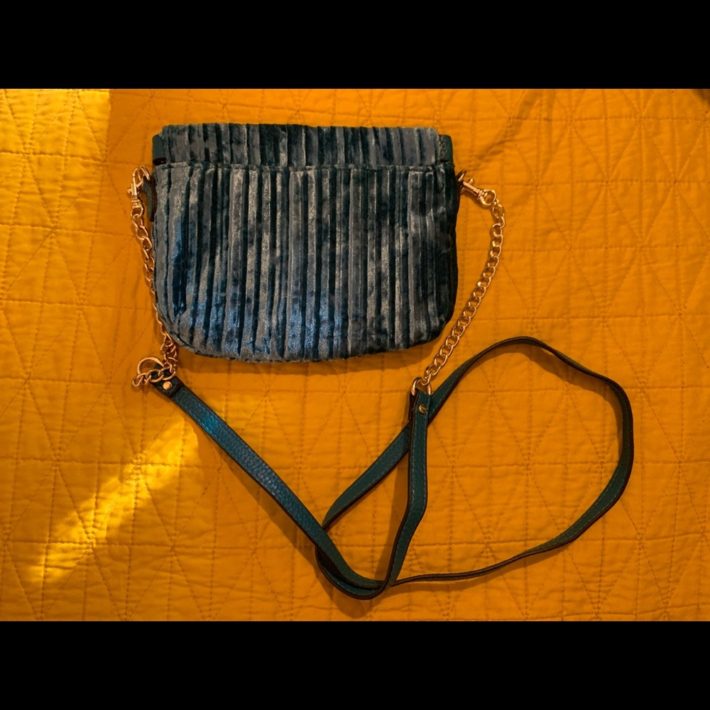 Blue Velvet Purse